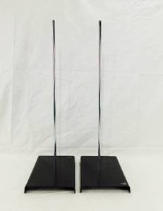 lot 44 image: Lot of 2 Ring Stands 6 inch x 8 inch