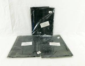 lot 85 image: Lot of 3 Rubberized Cloth Apron PVC Coated Cloth  - Various Sizes