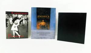 lot 12 image: Lot of 3 Books - Americas Heroes, America This Great Land, and Eisenstaedt on Eisenstaedt