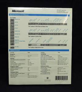 lot 58 image: Sealed Microsoft PowerPoint Handbook Presentation Graphics Program