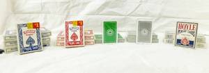 lot 39 image: Lot of 25 Vintage Hoyle Playing Cards including Maverick Poker, American Contract Bridge League and Hoyle