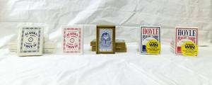 lot 40 image: Lot of 14 Vintage Hoyle Playing Cards including Alaska, Las Vegas and Hoyle
