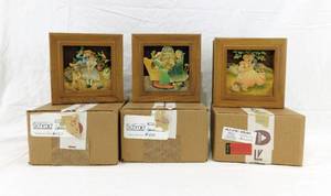 lot 49 image: Set of 3 Limited Edition Numbered Norman Rockwell Four Seasons of Love Wooden Music Boxes
