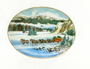 lot 69 image: Vintage Budweiser Test Plate Platter - Sealed
