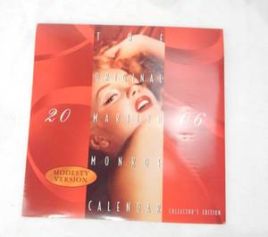 lot 32 image: Lot of 30 The Original Marilyn Monroe 2006 Modesty Version Calendars