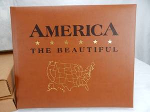 lot 100 image: Vintage 1987 Limited Edition America The Beautiful Leather Bound Book