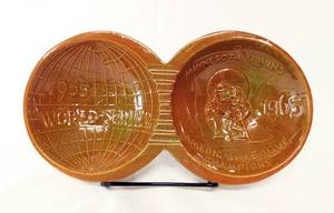 1965 Minnesota Twins World Series American League Champions Red Wing Potteries Ashtray