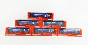 Lot of 6 1993 Racing Champions NASCAR Bobby Labonte Maxwell House 187 Scale Die-Cast Transporters