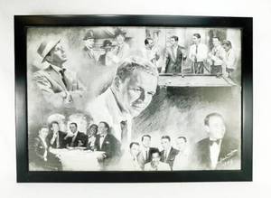 Vintage The Rat Pack Framed Print by Viola El