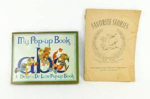 Vintage 1982 My Pop-Up Book - A Deans Deluxe Pop-Up Book and 1947 Favorite Stories Illustrated by Francis Kirn Printed in Racine, Wisconsin