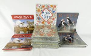 Lot of Approximately 50 1995 2023 Calendars Including David Maass, Words of the Master and North American Birds
