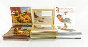 Lot of Approximately 100 1989 2023 Calendars Including Huggables, The American Album and Norman Rockwell