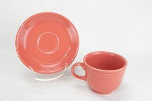 Fiestaware Retired Flamingo Cup and Saucer