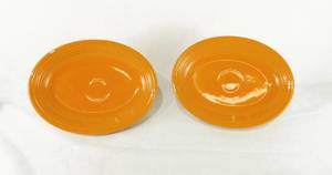 Fiestaware Tangerine Medium Oval Platter