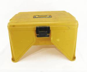 Flambeau Yellow Step Stool Storage Box