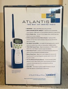 lot 45 image: Uniden Atlantis Two-Way VHF Marine Radio