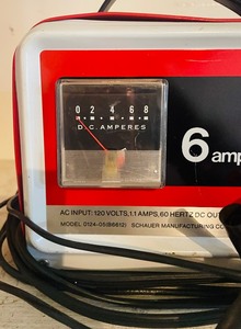 lot 50 image: Schauer Charge Master 6 Amp Battery Charger
