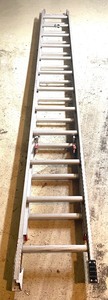 lot 59 image: Werner 24 Foot Metal Ladder