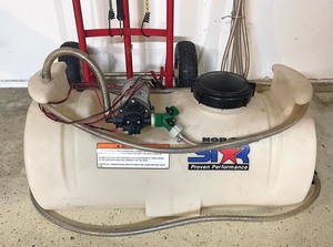 lot 65 image: North Star Proven Performance Pump, Hoses, Tank and Dolly