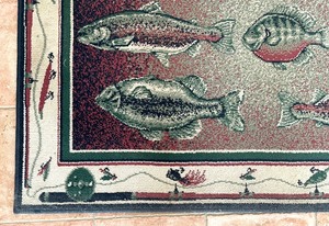 lot 95 image: Fish Themed Rug