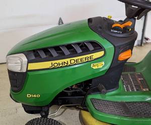 lot 1 image: John Deere D140 Lawn Tractor