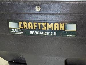 lot 84 image: Craftsman 3.3 Spreader