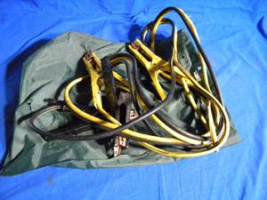 lot 21 image: Long Jumper Cables with Bag