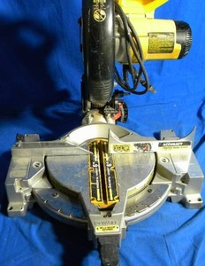 lot 52 image: Dewalt Compound Miter Saw (Works Great - Correction)