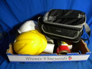 lot 67 image: Handyman Miscellaneous Lot of Hats and Other Items