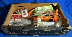 lot 70 image: Miscellaneous Box of Wall Adhesive, Caulking Tools and Other Items