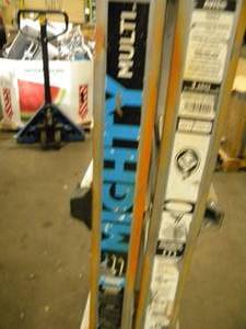 lot 105 image: Mighty Multi 18 Foot Adjustable Ladder