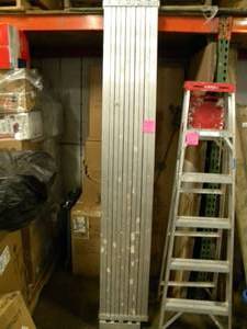 lot 41 image: Werner 16 Foot Adjustable Aluminum Plank