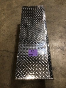 lot 10 image: Husky 46.8 in. Aluminum Lo-Side Side Mount Truck Tool Box, Open Box, Review all pictures