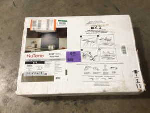 lot 21 image: Broan-NuTone Mantra AVSF1 30 in. 375 Max Blower CFM Convertible Under-Cabinet Range Hood with Light in Stainless Steel, Customer return, Review all pictures