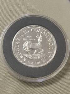 � TROY OZ .999 FINE SILVER KRUGERRAND IN AIRTITE