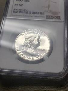1960 PROOF FRANKLIN HALF DOLLAR PF67 NGC