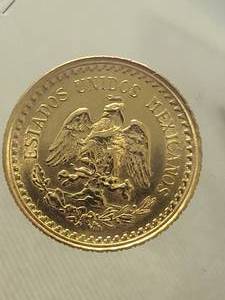 1945 MEXICO 2.50 PESO GOLD COIN AGW.06