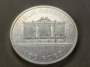 2013 AUSTRIA PHILHARMONIC 1 TROY OZ .999 FINE SILVER