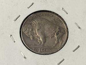 1931-S US BUFFALO NICKEL SHARP FULL HORN REVERSE