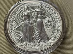 2022 GERMANIA 5 MARK 1 TROY OZ .999 FINE SILVER IN AIRTITE
