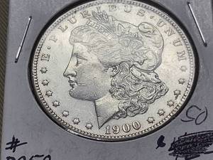 1900 MORGAN SILVER DOLLAR UNC