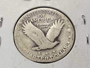 1927 US STANDING LIBERTY QUARTER