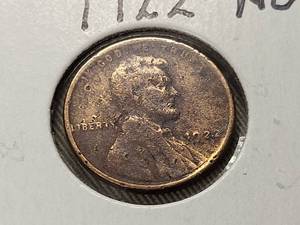 1922 no �D� US WHEAT CENT AG-G DETAILS RARE COIN