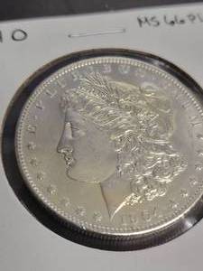 1904-O MORGAN SILVER DOLLAR SHARP HIGH GRADE COIN