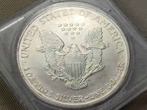 2002 AMERICAN SILVER EAGLE 1 TYOY OZ .999 FINE SILVER