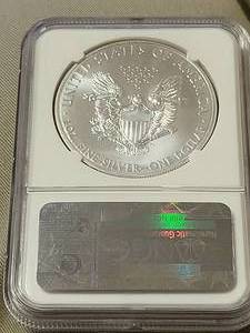 2014 AMERICAN SILVER EAGLE MS70 NGC CERTIFIED