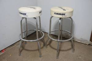 lot 1 image: Evinrude stools