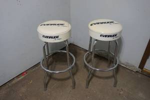 lot 2 image: Evinrude stools