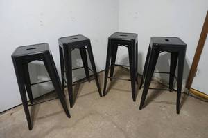 lot 41 image: metal stools