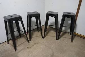 lot 42 image: metal stools